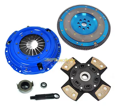 Fx 4puck Stage 3 Clutch Kit+aluminum Flywheel For Integra Civic Si Del Vtec Cr-v • $269