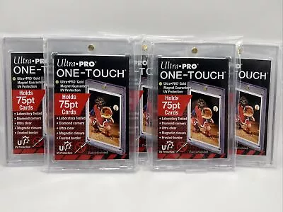 Ultra Pro One-Touch 75pt Point Magnetic Card Holder - LOT Of 5 • $14.48