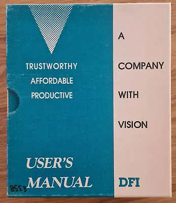 Diamond Flower Inc - DFI-286 IBM System / Hardware / Users Manuals • $59.95