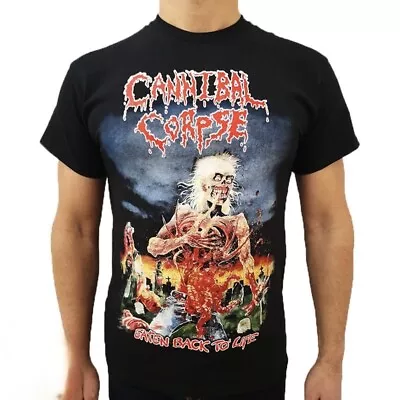 CANNIBAL CORPSE  90 Eaten Back To Life Black T Sh Morbid Angel Carcass • $20.88
