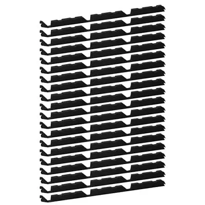  - 12  Classic Ribbed Profile Foam Closure Strip Fits For Metal 20Pcs Outer • $76.83