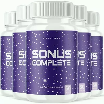 (5 Pack) Sonus Complete Optimal Hearing Capsules To Reduce Ear Ringing • $99.95