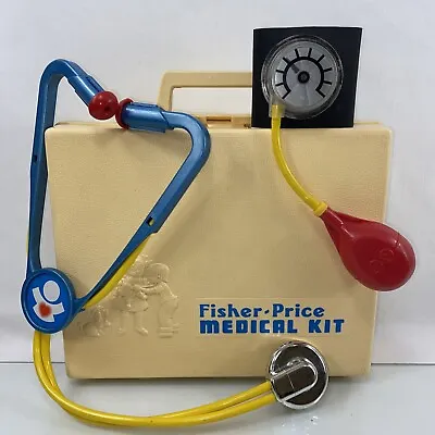 Fisher Price Medical Kit 936 Vintage Fisher Price Doctor Kit VTG 1977 • $14.95