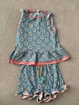 Matilda Jane Girls Sleepover Party Mixed Print PJs Size 10 New In Bag • $19.99
