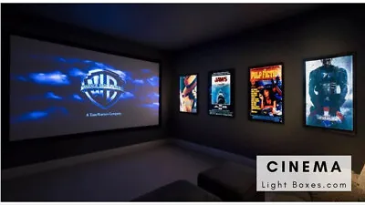 £280 • Buy Movie Lightbox LED Backlit Display CINEMA Kids Rooms Movie Posters