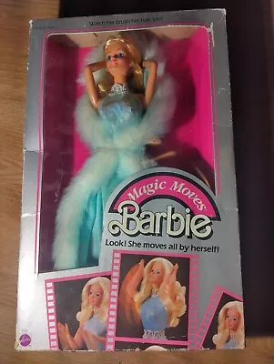 1985 MAGIC MOVES BARBIE DOLL Mattel #2126 She Moves All By Herself NIB • $99.95