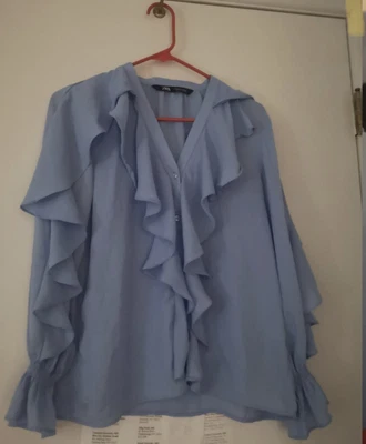 $10 • Buy Zara Ruffled Blouse