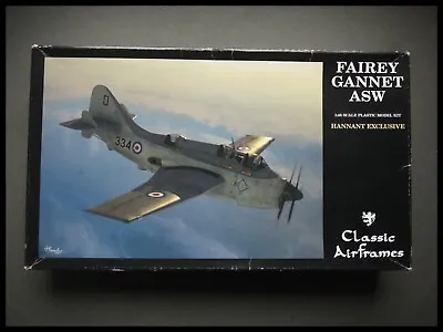 CLASSIC AIRFRAMES FAIREY GANNET ASW Hannant Exclusive 1:48 Model Kit • £99.95