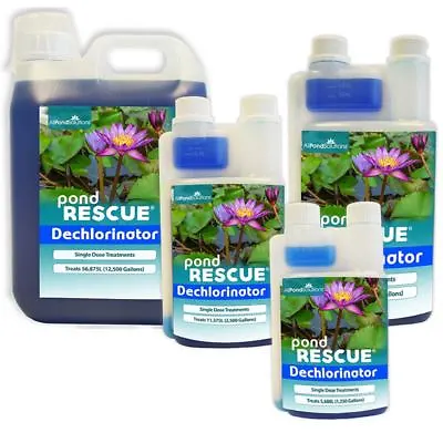 £9.99 • Buy All Pond Solutions Pond Rescue Tap Water Dechlorinator Treatment Koi Fish Safe