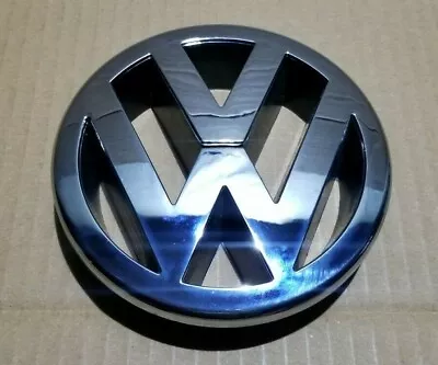 Vw Touran Mk1 Front Bumper Bonnet Grille Badge Chrome Vw Logo Emblem 1t0853601a • $406.93