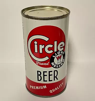 CIRCLE BRAND LIGHT MELLOW BEER FLAT TOP CAN IMMACULATE Condition ALL ORIGINAL NJ • $20.50