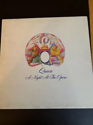 Queen  A Night At The Opera Embossed Gatefold Sleeved Vinyl LP  EMTC 103 • £12.99