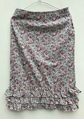 Joseph Woman's Floral 100% Cotton Skirt. Size S.  Liberty Print. Made In France. • £25
