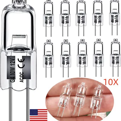 10Pcs G4 Halogen Bulbs Capsule Lamps Light Lamp 10W Watt 12V Volt 2 Pin US • $2.65