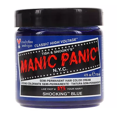 MANIC PANIC Classic High Voltage Shocking Blue 4 Oz • $15.10