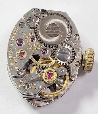 Vintage Rolex 1800 Lady Wrist Watch Movement Dial Runs 17J #785-4 • $249.95