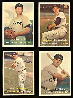 1957 Topps Baseball:  Choose Your Card (#3 - #236) • $5.55