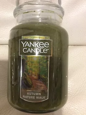 Yankee Candle Autumn Nature Walk  Large Jar 22oz  Bay Leaf Lavender Sandalwood • £37.90