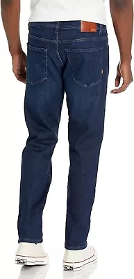 NWT HUGO BOSS MENS MAINE 3 50477978 REGULAR FIT STRETCH BLUE JEANS  Sz 36X30 • $99