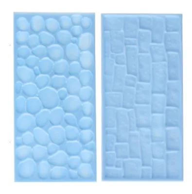 Cobble Stone & Brick Wall  Impression Mat Fondant Cake Decorating Tool Embosser • £4.25