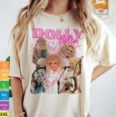 Dolly Parton Country Music Vintage T-Shirt Tee Unisex Size Gift Fan Singer Short • $14.99