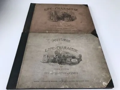 1857 Life And Character Of Mr Punch John Leech Portfolio Books 1st And 2nd Edit • £50