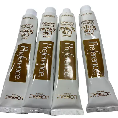 Lot Of 4 L'Oreal Preference Weekly Care Supreme Conditioner  1.8 Oz W/ UV Filter • $26.97