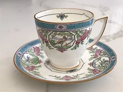 Mintons England Bird And Flowers Demitasse Tea Coffee Cup And Saucer • $39.99