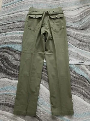 Vintage Army Military Pants Trousers OG 507 Mens 30 X 32 Green 80s Workwear • $34.94