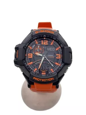 CASIO GA-1000-4A G-SHOCK SKY COCKPIT Quartz Orange Black • $180.50