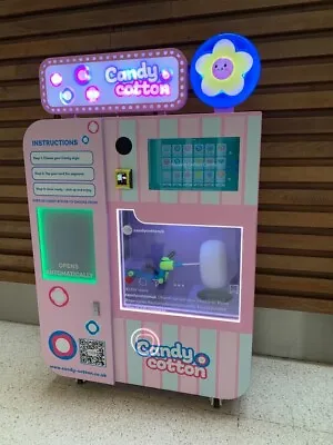 Automated Candy Cotton Machine For Sale! Candy Floss Vending Machine Brand New. • £6000