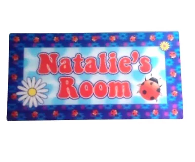 Natalie Room Decor Hanger Custom Name Sign • $19.99