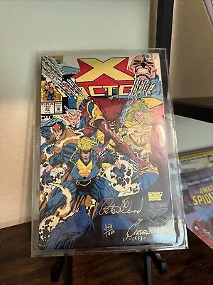 X-factor #87 Signed Peter David / Joe Quesada #443/1000 Marvel Comics (1992) Coa • $1