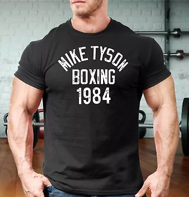 Mike Tyson T Shirt Gym Motivation Workout Training MMA Boxing Bodybuilding Top • £10.99