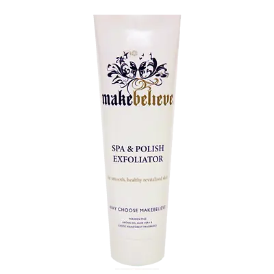 Make Believe Spa And Polish Tan Exfoliator 300ml Body Scrub Ideal For Pre - Tan • £7