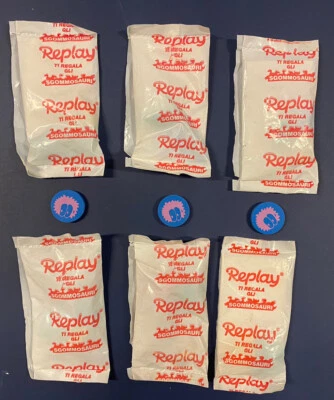 £36.09 • Buy Erasers Vintage REPLAY SGOMMSAURI Rubber Sealed & Blue Wheel