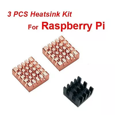 Brand New 3pcs Heatsink Kit For Raspberry Pi   • $6.95