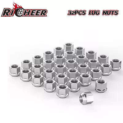 32pc Zinc 9/16-18 Open End Bulge Acorn Lug Nuts Fit Dodge Ram Durango Dakota • $14.99