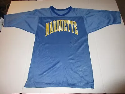 Vtg 1980s Mens Marquette Eagles Warriors Gym T-Shirt Jersey NCAA Medium **RARE** • $39.95