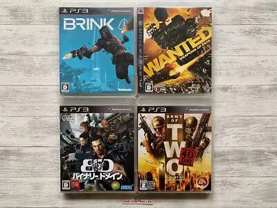 SONY PS3 Brink & Wanted & Binary Domain & Army Of Two The 40th Day From Japan • $69.16