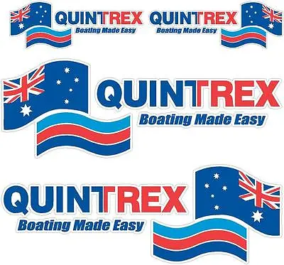 $38.50 • Buy Quintrex - Decal Set Of 4 - Boat Decals