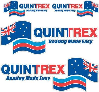 $38.50 • Buy Quintrex - Decal Set Of 4 - Boat Decals