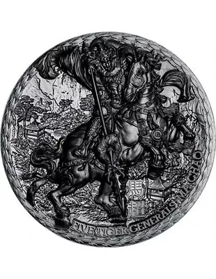 MA CHAO Five Tiger Generals 3 Oz Silver Coin 5$ Niue 2022 • $519.99