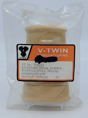 $49.99 • Buy V-Twin Manufacturing 28-0214 Popsicle Kickstart Pedal Harley OEM 33182-63W White