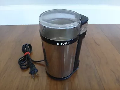 Krups  One Touch Coffee Spice Grinder Mill Stainless Steel Model 408 - France • $9.99