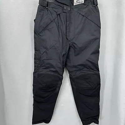 FirstGear Motorcycle Pants Mens 34 Black Hypertex Sheltex Thinsulate Armored • $79.95