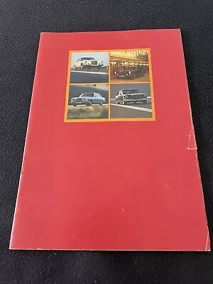 1972 Mercedes Benz S-class Catalog  280SE 300SEL 4.5 350 SL 600 350SL Brochure  • $34.98