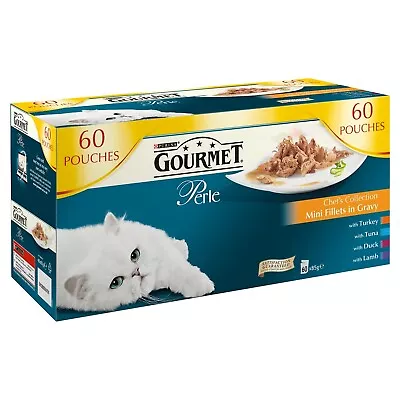 Purina Gourmet Perle Chef Collection Pouches 60 Pack • £23.99