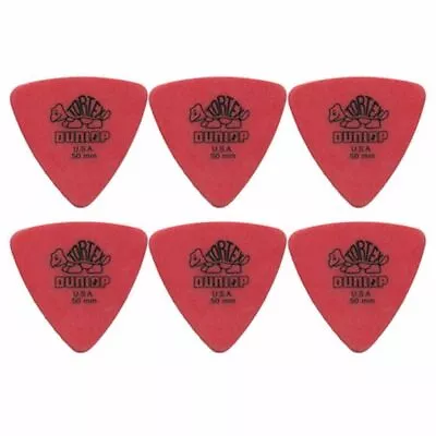 $5.43 • Buy 6 X Jim Dunlop Tortex Triangle .50MM Gauge Guitar Picks 431R Plectrums