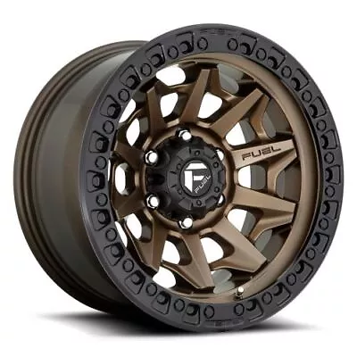 17x9 D696 Fuel Covert Matte Bronze Black Wheels 5x150 (-12mm) Set Of 4 • $1588